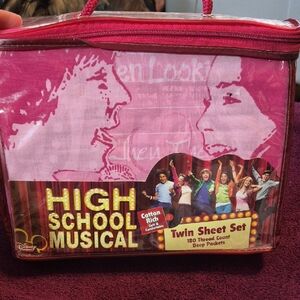 Disney High School Musical Pink Twin Sheet Set